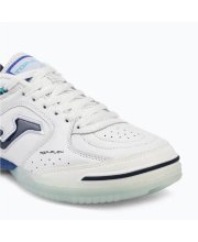 Chuteira Futsal Joma Top Flex Branco/Azul